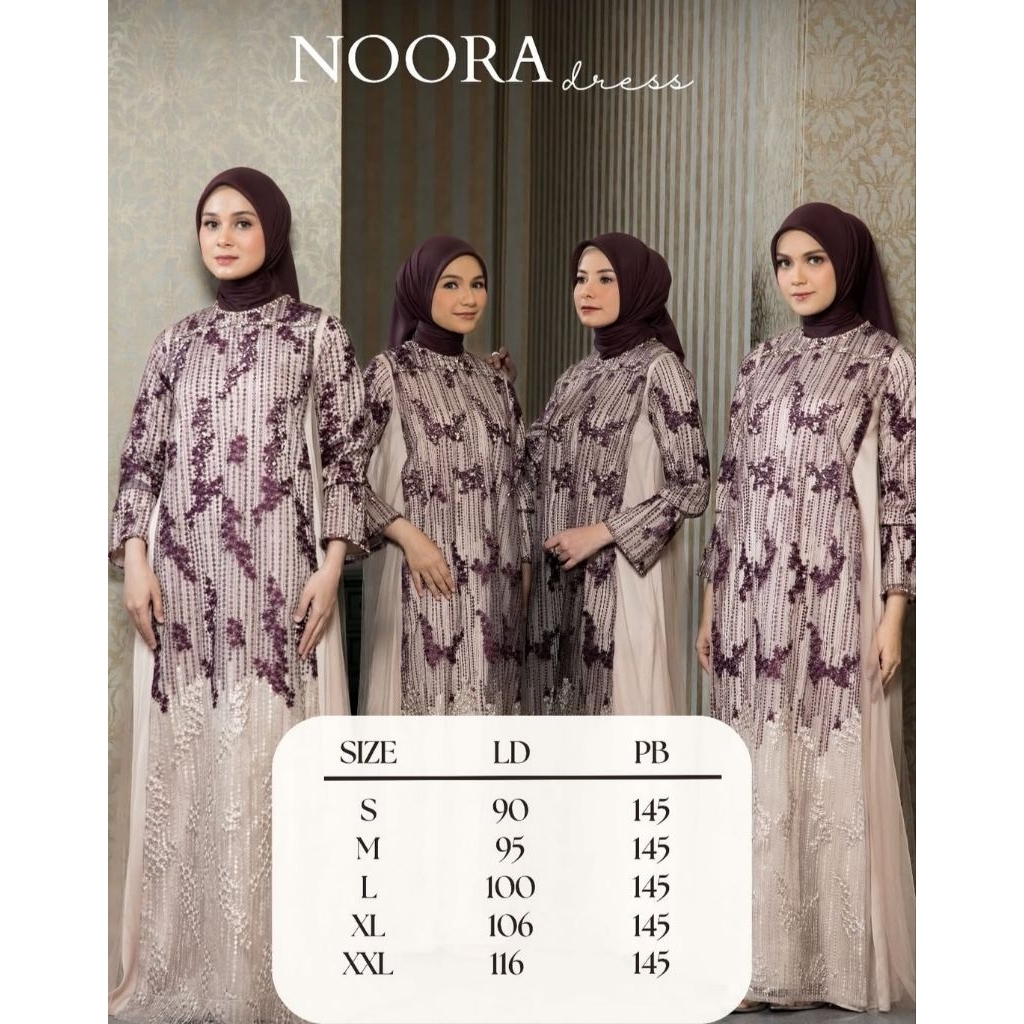 NOORA DRESS ORIGINAL BY KALEELA X JAVINA ( READY SIAP KIRIM)
