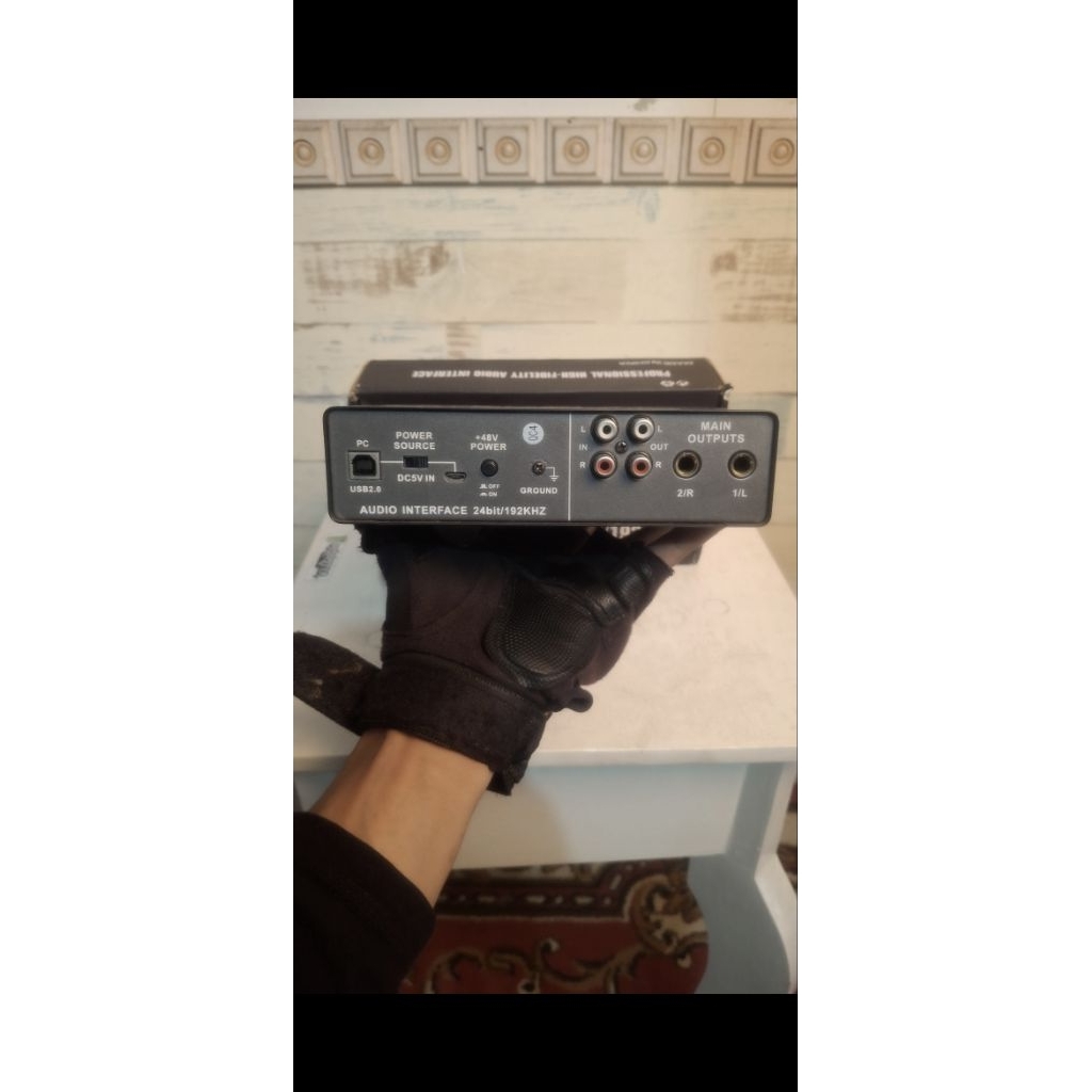 RIWORAL Q24 Audio Interface Sound Card (Mulus)