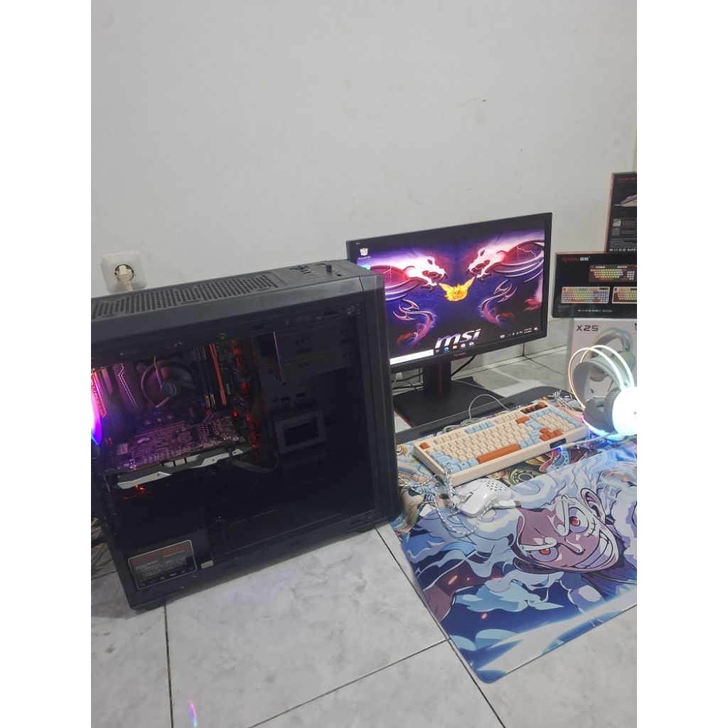 TERMURAH Pc Gaming Pc Editing Pc Rakitan Pc Fullset Pc Streaming live core i7 gen 6 GTX 1060 Sgh kom