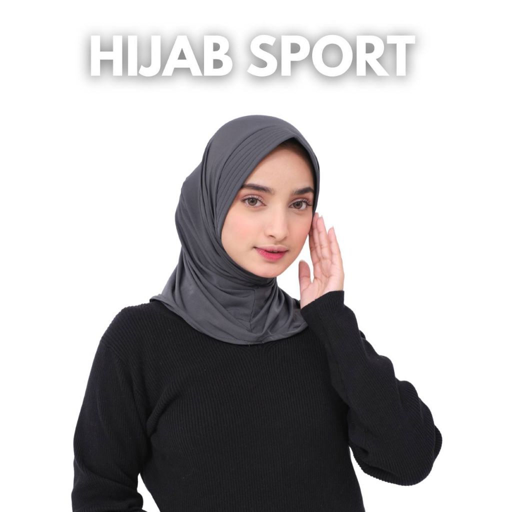 Izzah Hijab-HIJAB SPORT/Hijab Instan ringan adem