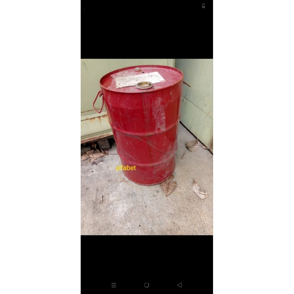 Drum besi/jerigen bensin solar/drum kapasitas 50 liter