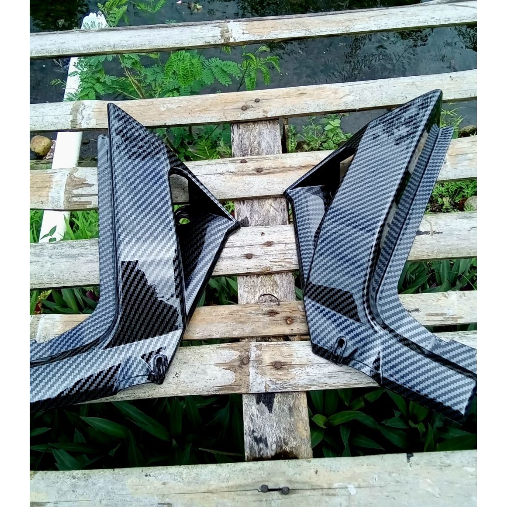 AIR SCOOP  RX KING KIRI KANAN FULL KARBON