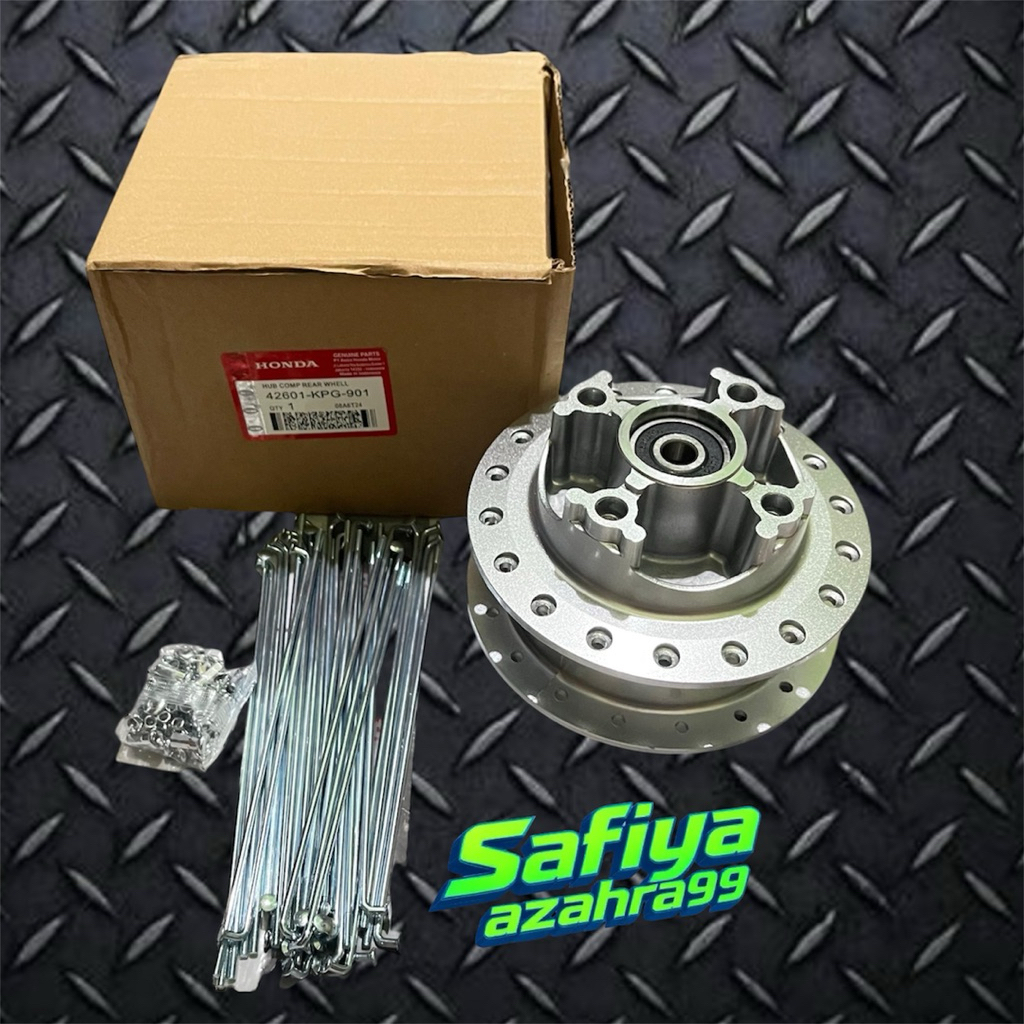 Tromol Belakang Cakram Double Disc+Jari Jari Honda Supra X 125 DD Supra X 125 fi KPG Blade Fi