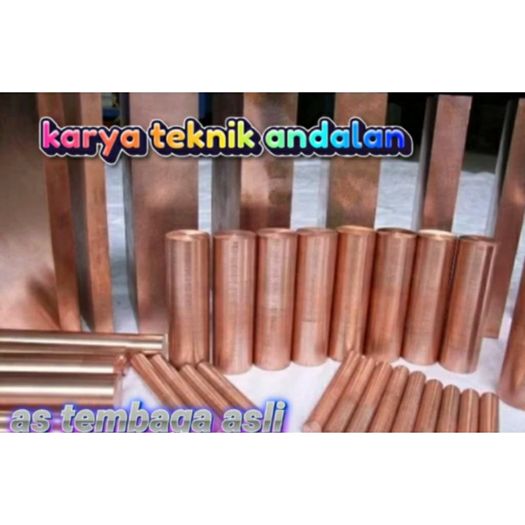 as tembaga diameter 50mm x 100mm as tembaga murni