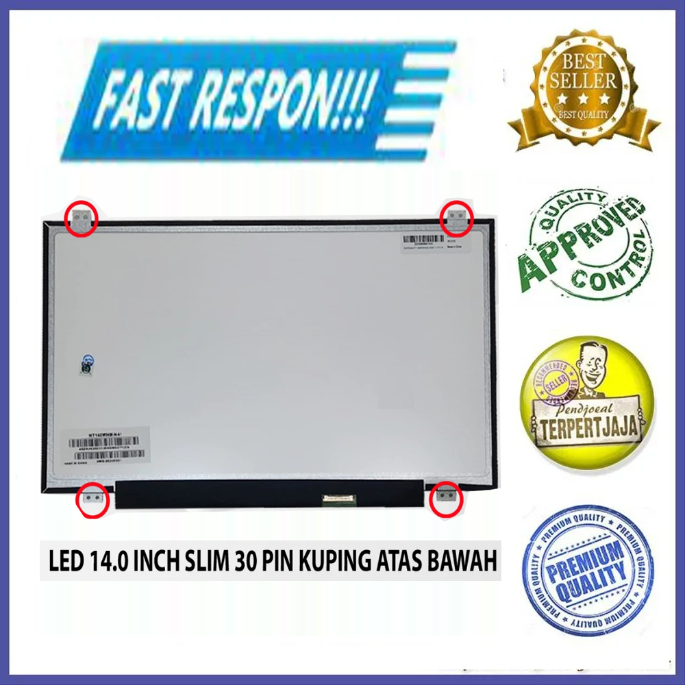 LCD LED LAPTOP 15.6 INCH SLIM 30 PIN