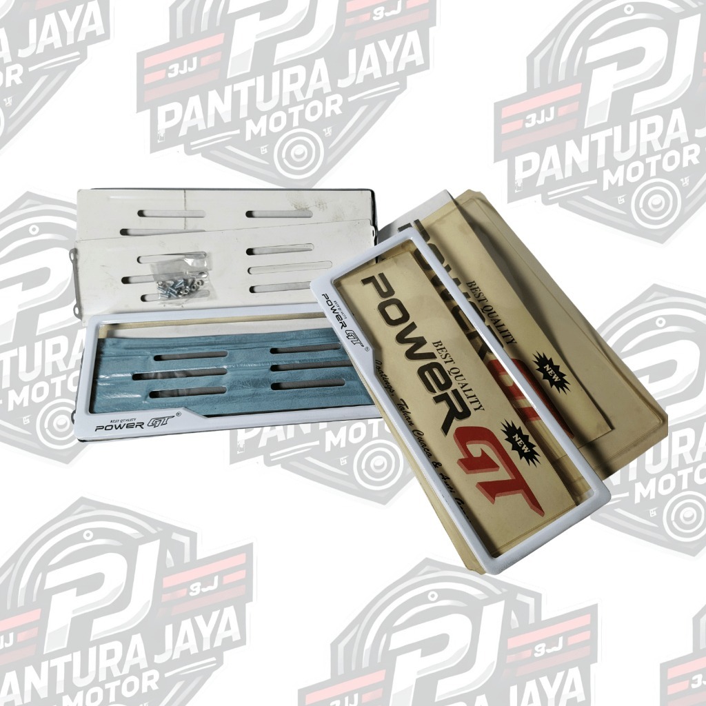 PLAT DUDUKAN PLAT NOMOR / PELINDUNG PLAT NOMOR POWER GT