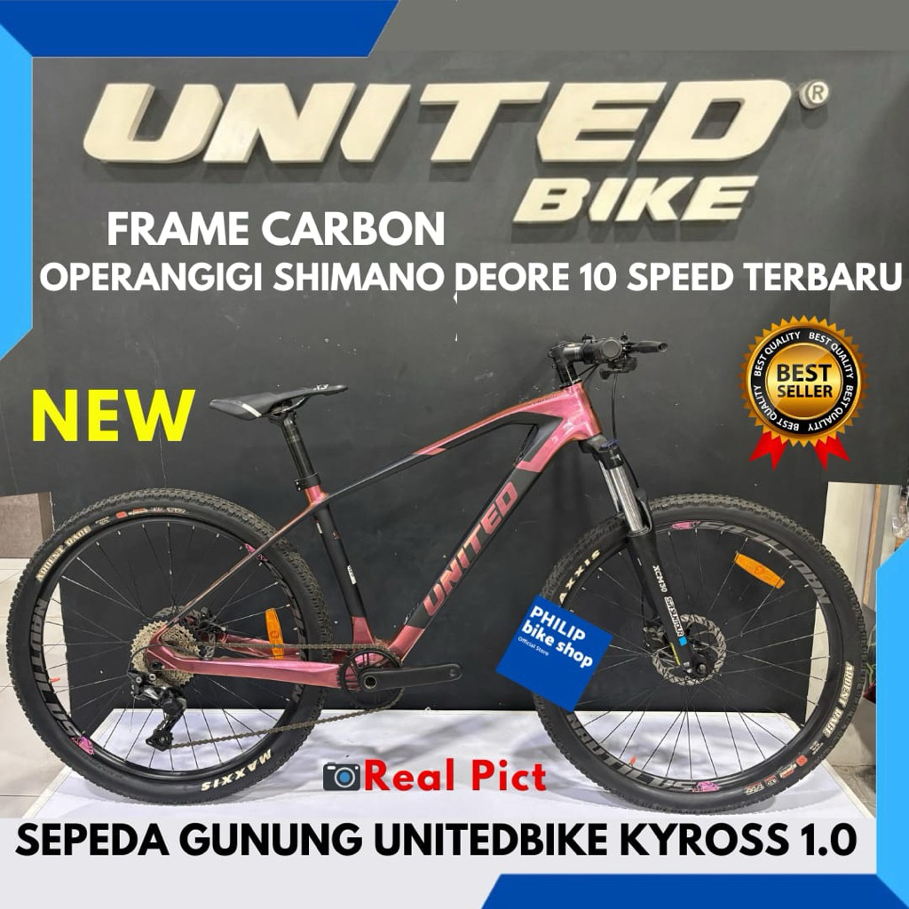 Sepeda Gunung MTB 27,5 United Kyross  1.0 Carbon