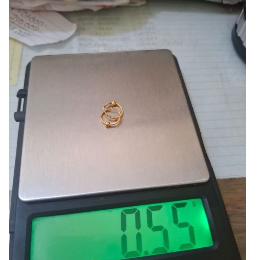 anting anak - emas 22k - kadar 700 - harga murah