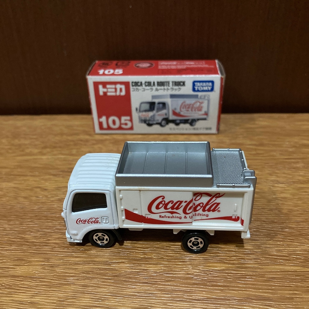 TOMICA Regular 105 Isuzu Elf Coca-Cola Route Truck Coca Cola 2009 Diecast Reg Mobilan Takara Tomy