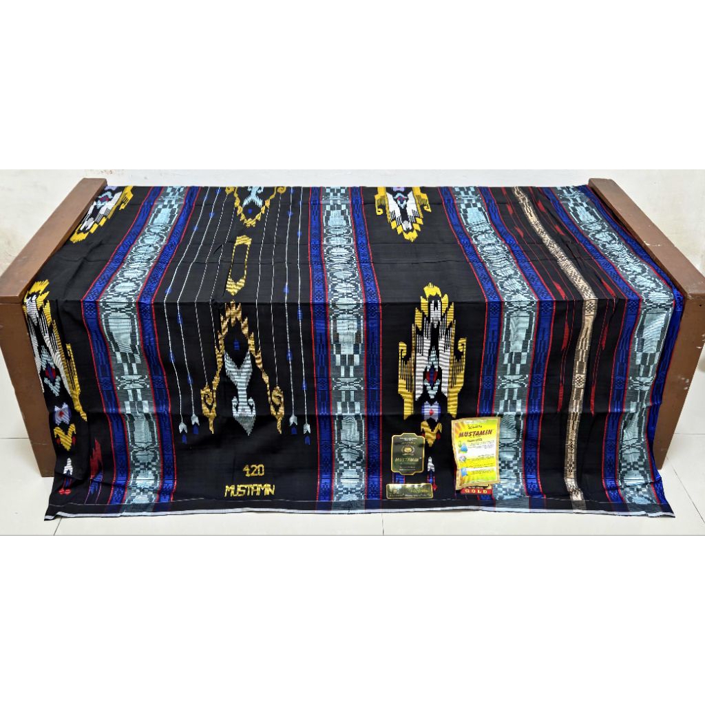 SARUNG TENUN SUTRA NEW MUSTAMIN SID 420 FULL SUTRA