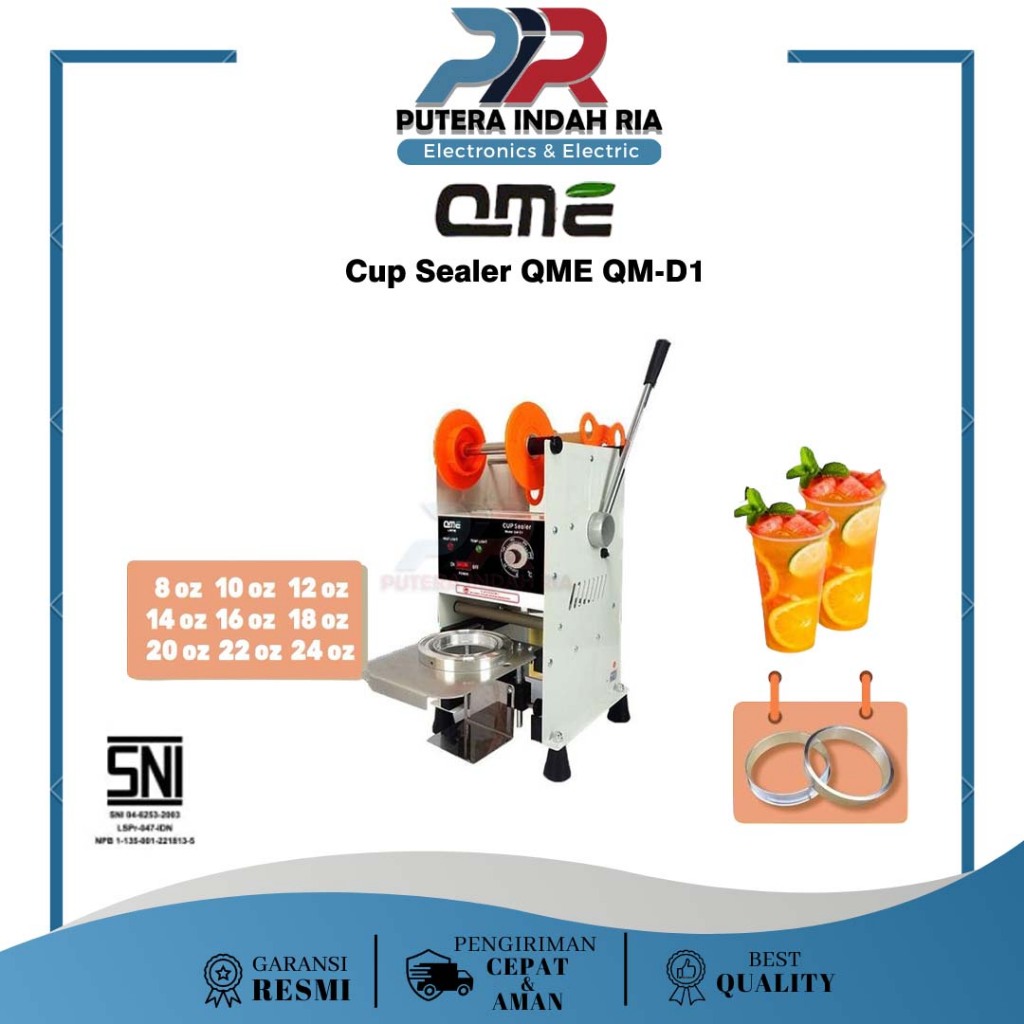 Cup Sealer QME QM-D1 Mesin Penutup Gelas - cup sealer only LARIS