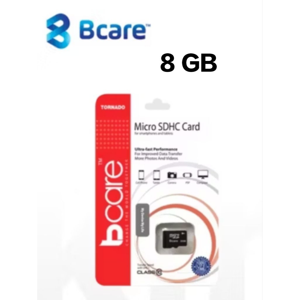 MICRO SD 8 GB BCARE