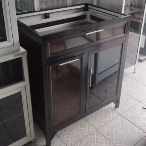MCW furniture-KSBAC-80.55.90/ Custom Meja island top table granite tile/Meja island/Kitchen set bawa