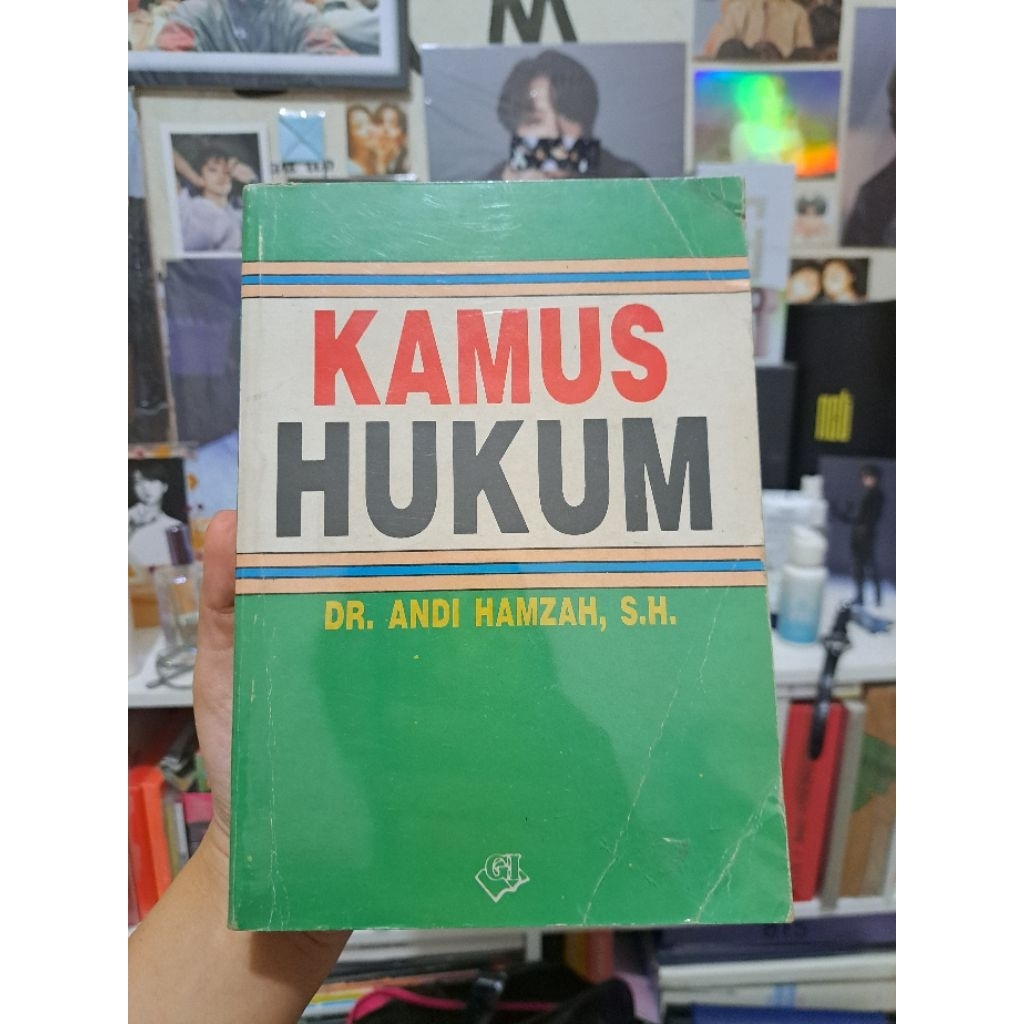 Kamus Hukum Dr. Andi Hamzah, S.H. preloved masih bagus