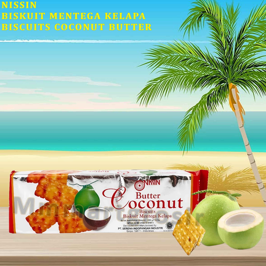 Nissin / Biskuit Mentega Kelapa / Biscuits Coconut Butter / 200gr