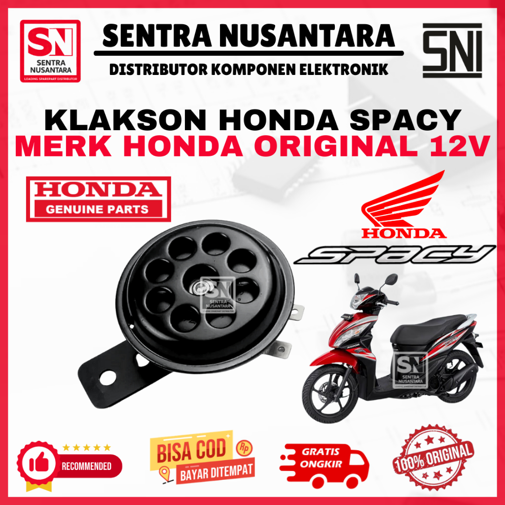 Klakson HONDA SPACY ORIGINAL MERK HONDA RESMI | Klakson Motor HONDA SPACY MEREK HONDA ASLI | Klakson