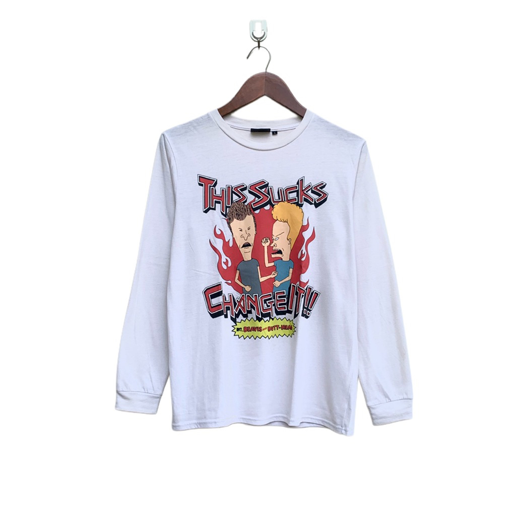 LONGSLEEVE SHIRT MTV BEAVIS BIG PRINT