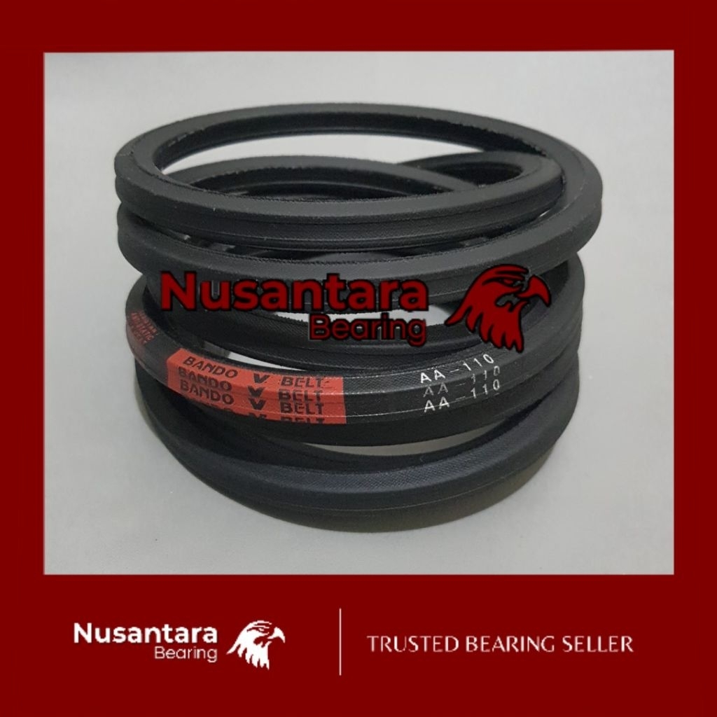 AA110 HEXAGONAL VAN FAN BELT VANBELT TALI BAN KIPAS VBELT AA 110 / AA-110 RED BANDO