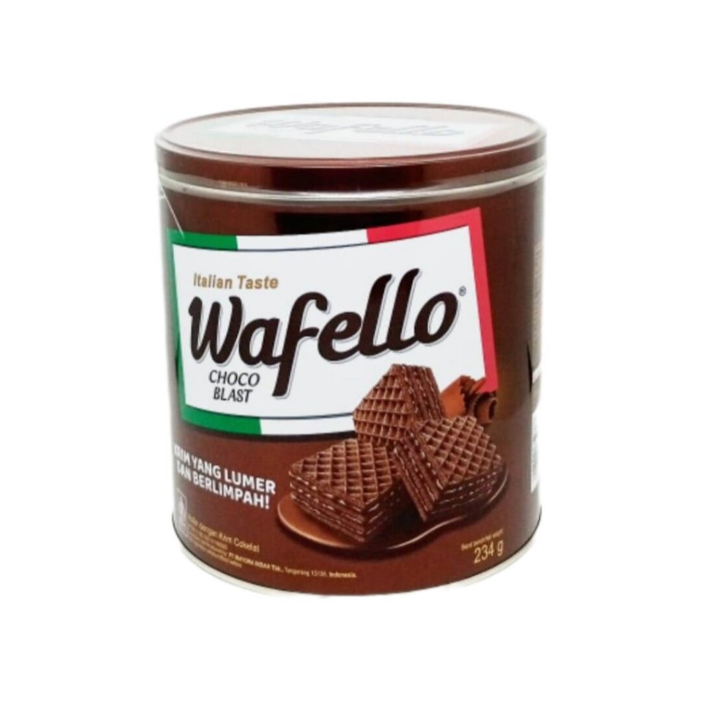 Wafelo Wafer Kaleng 234g | Wafer Coklat