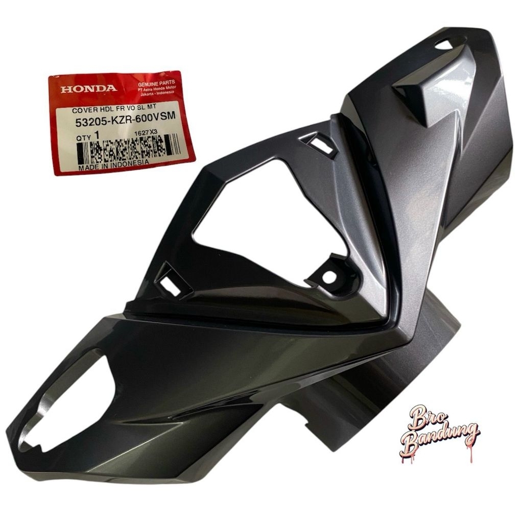 ￼Cover batok lampu depan honda vario techno 125 fi kzr old silver original ahm honda 53205-kzr-600vs