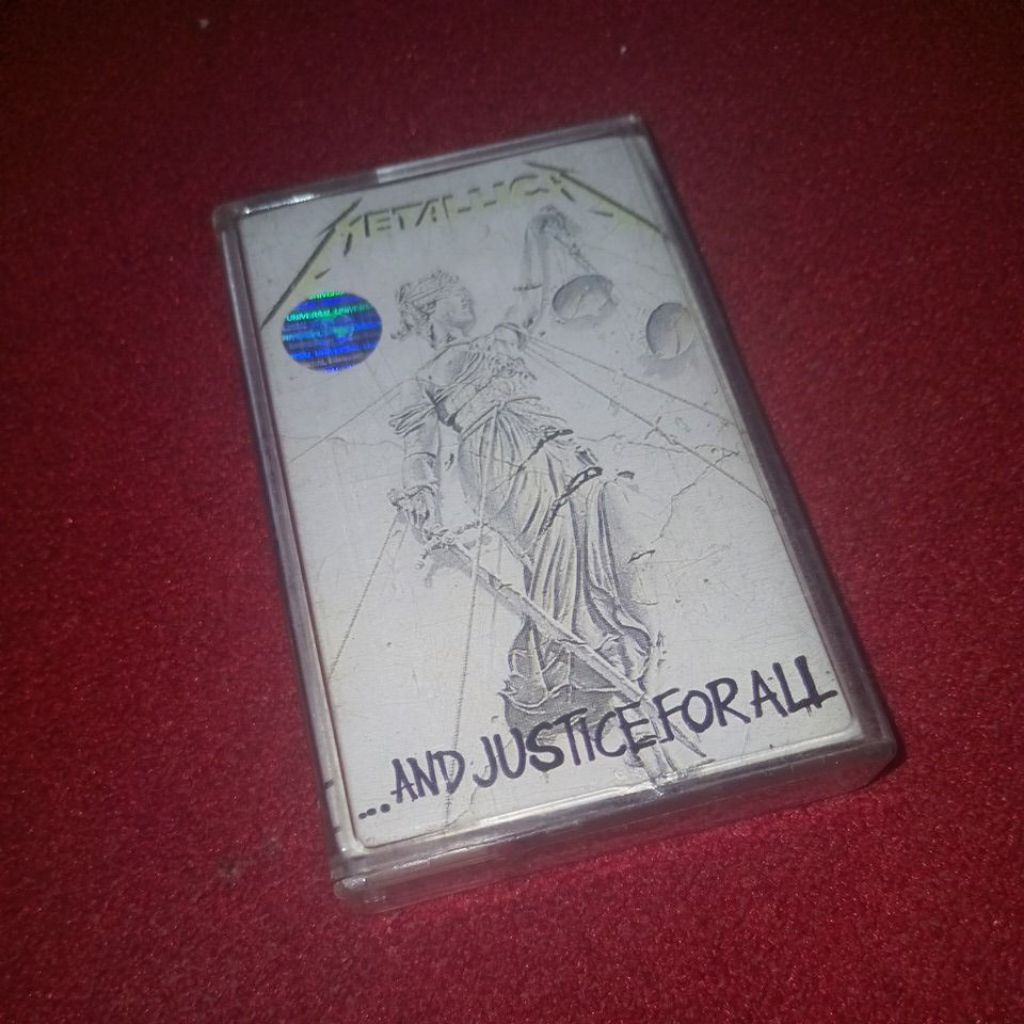 Kaset Metallica Album And Justice For All/1988 metallica