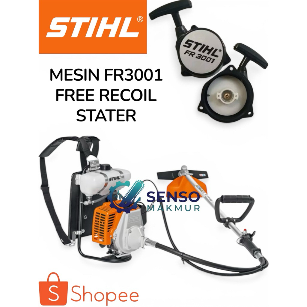 Mesin FR3001 Mesin Potong Rumput FR3001 Stihl Asli-STIHL FR3001 FREE Recoil Cadangan