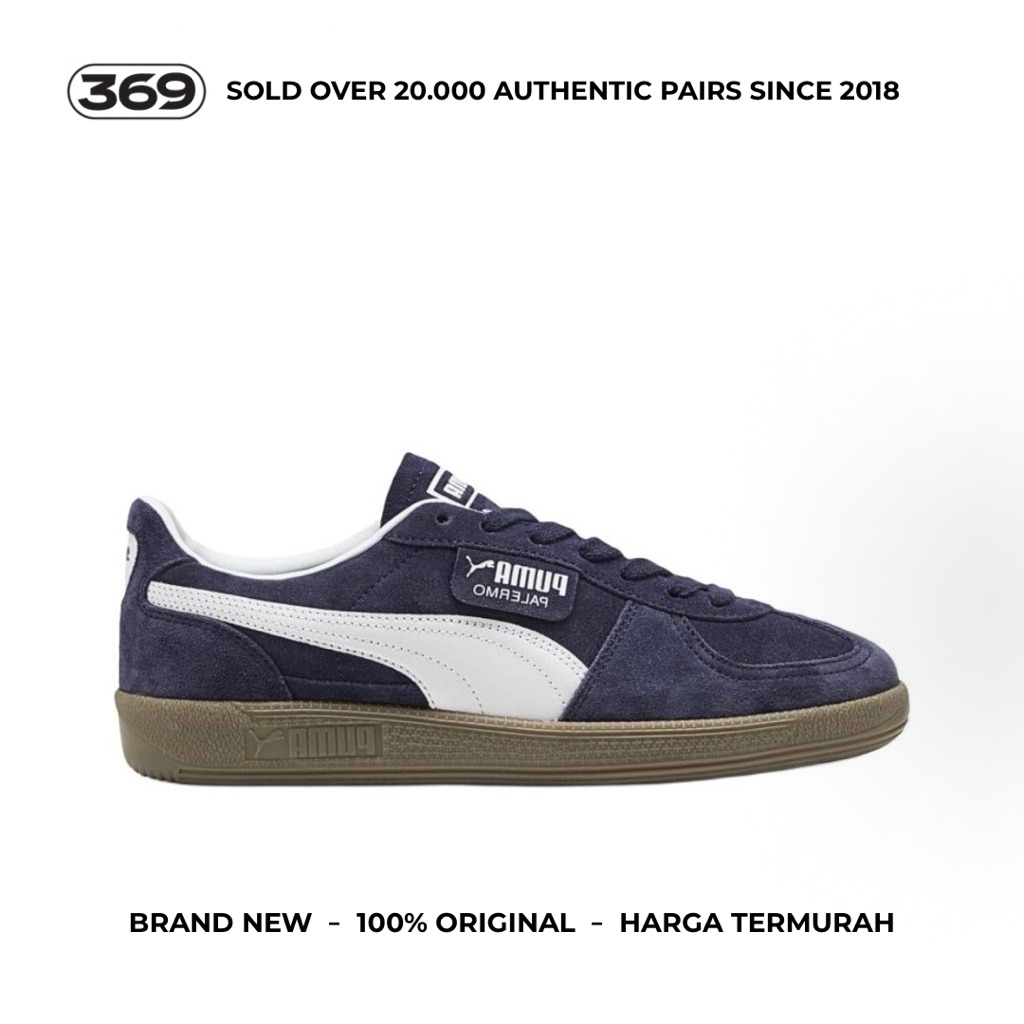 Puma Palermo Suede Dark Grey (Original 100%, GARANSI ORIGINAL SEUMUR HIDUP)