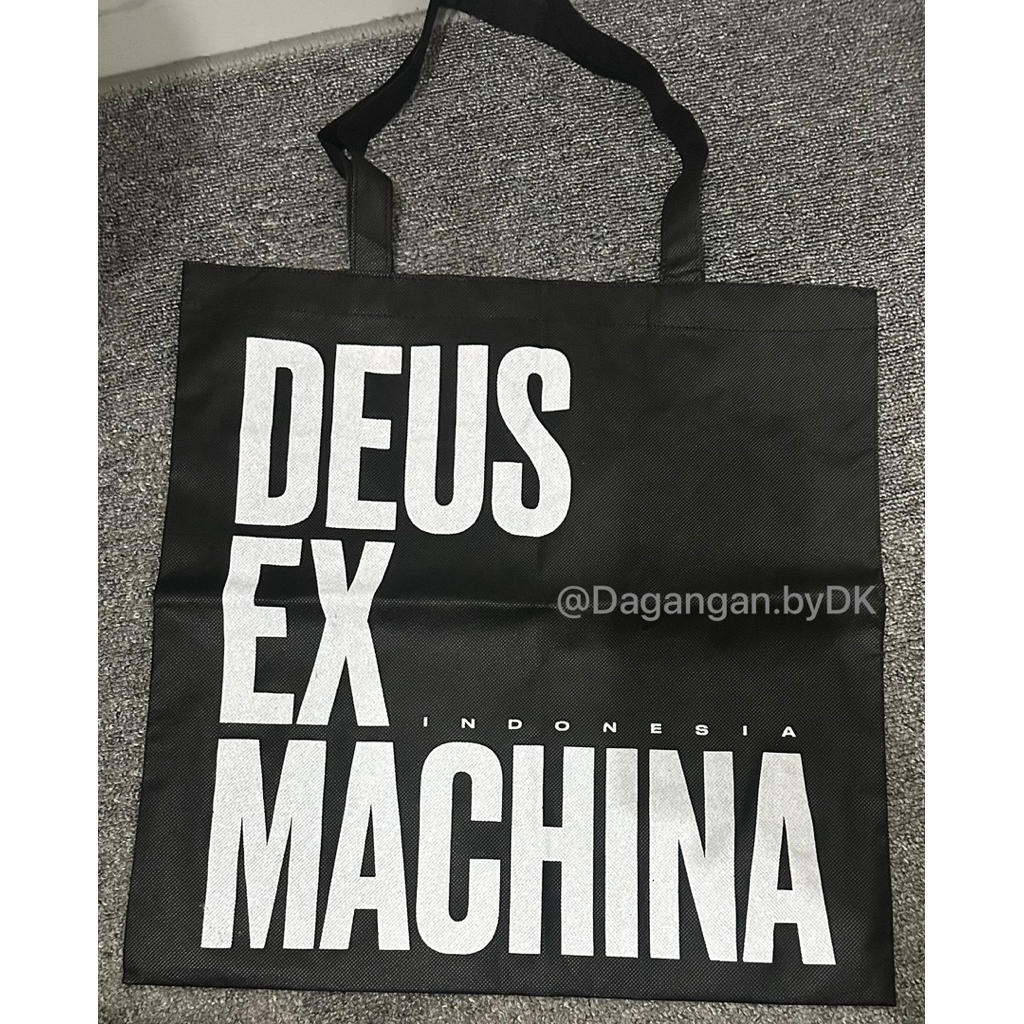 Tas Tote Bag Deus Ex Machina Original 100% White&Black