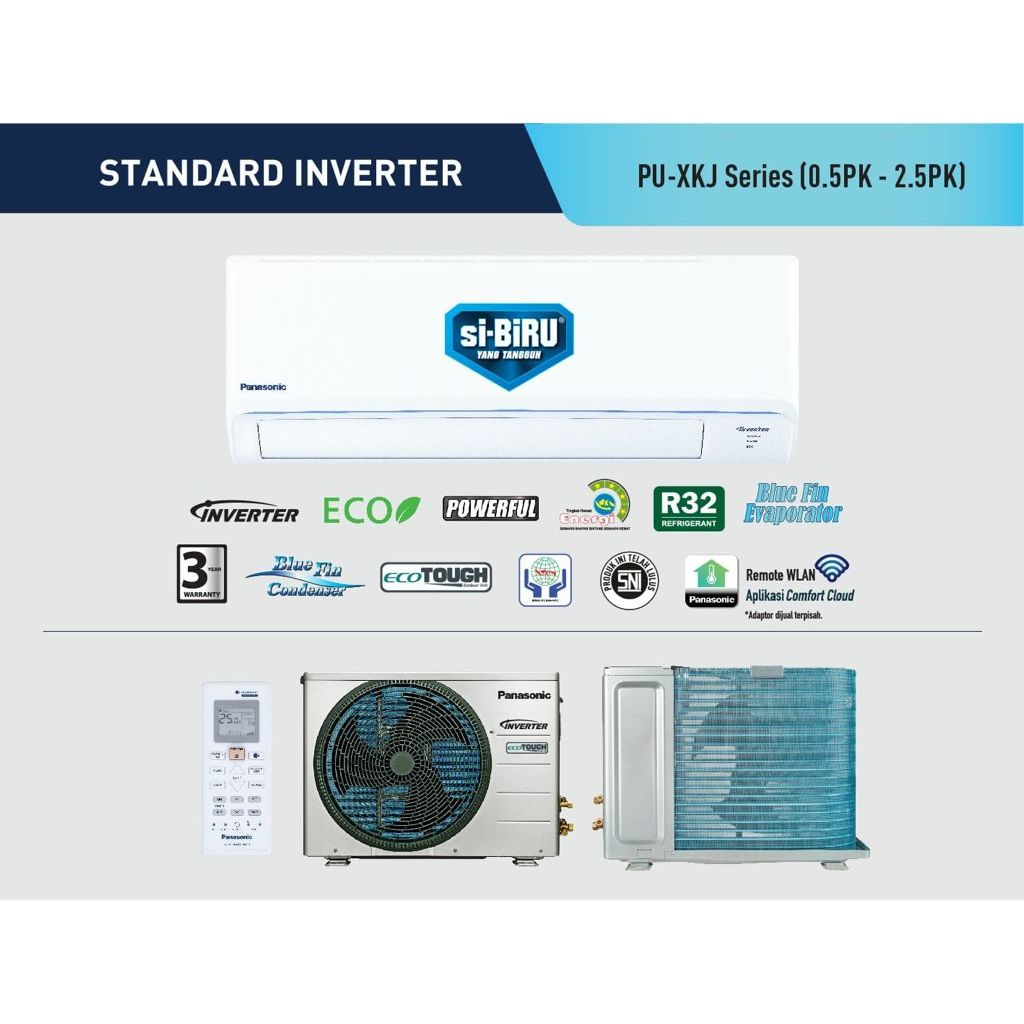 AC Panasonic CS/CU - PU9XKJ Standard Inverter 1 PK - R32 PU9XKJ