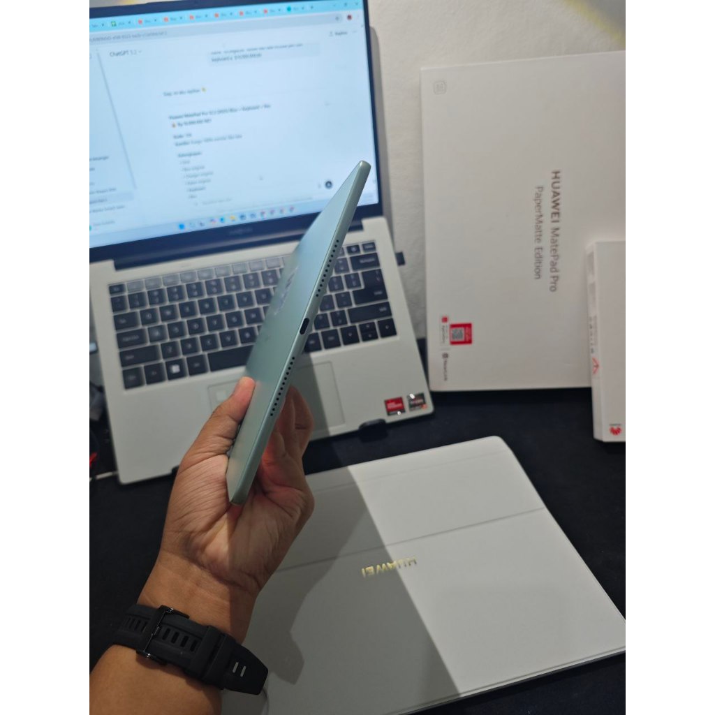 Huawei MatePad Pro 12.2 2025 Tablet Kerja Kuliah Multitasking Layar Besar Fullset Keyboard Pen Bekas