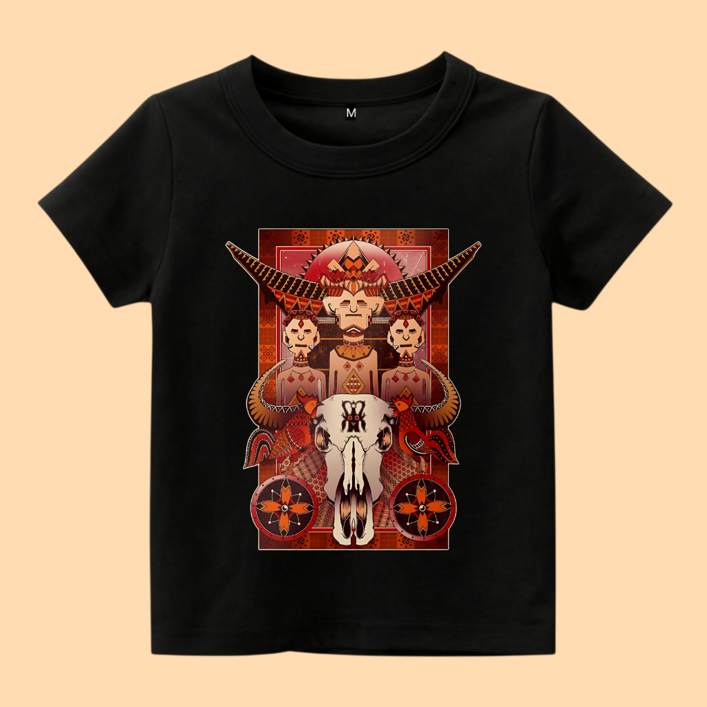 Baju kaos anak Toraja kesenian tradisional budaya suku toraja