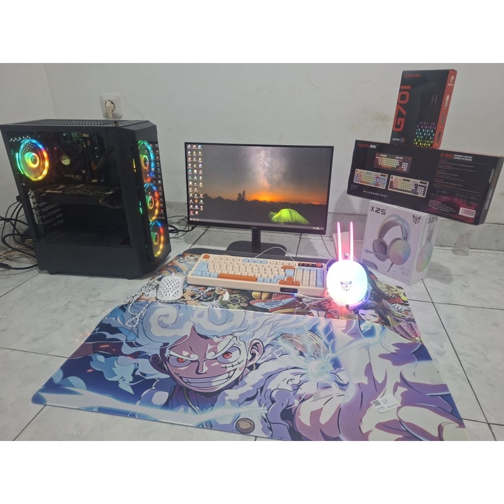 TERMURAH Pc Gaming Pc Editing Pc Rakitan Pc Fullset Pc Streaming live core i5 gen 6 GTX 1060 Sgh kom