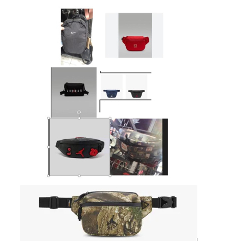 Nike/Air Jordan Waist/Cross Body Bag [Various Design]