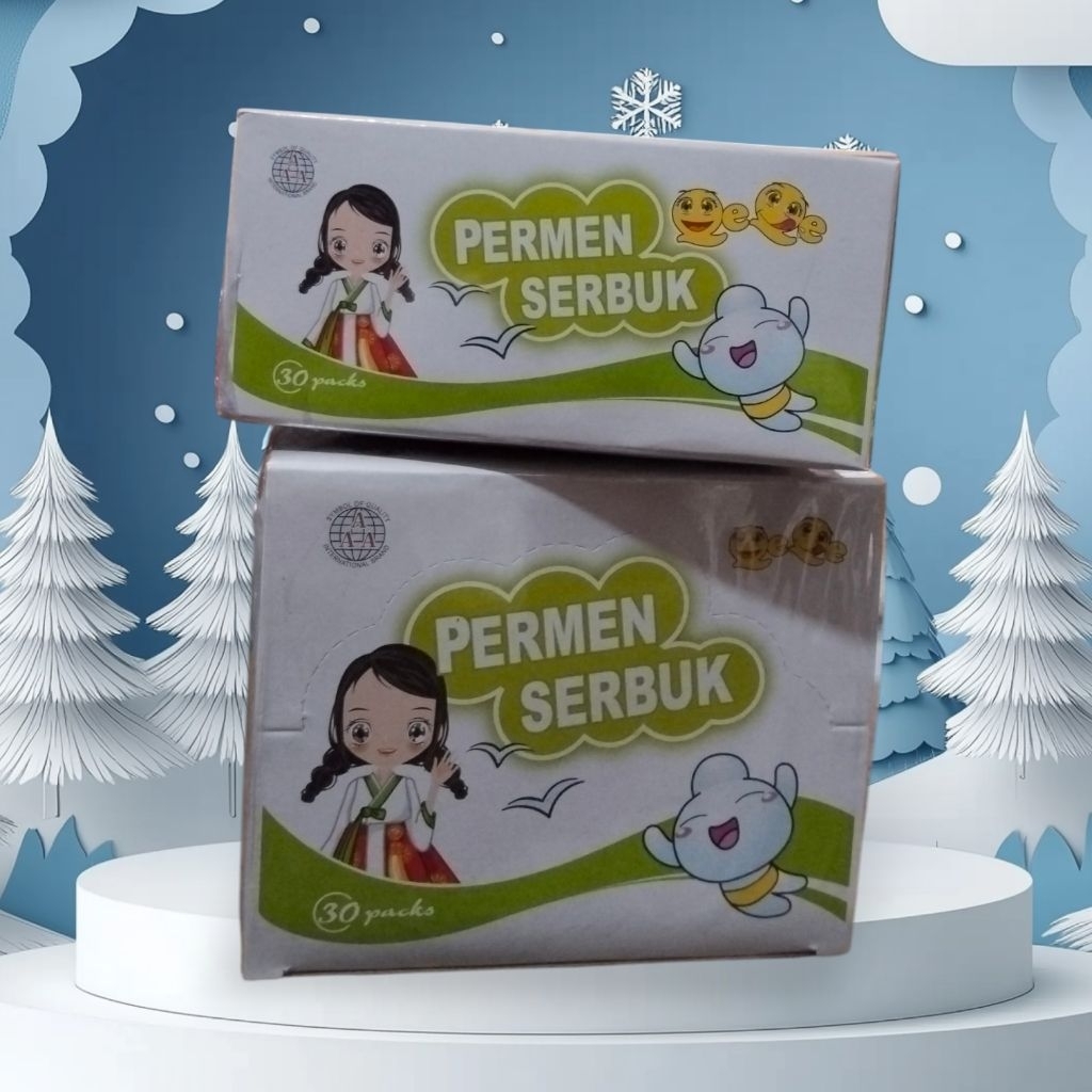 PERMEN SERBUK QEQE YOGURT                                                     ISI  30 PACK/BOX