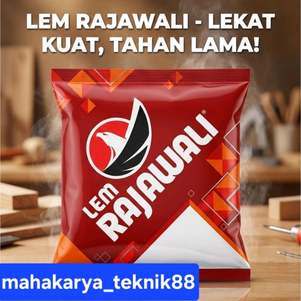 Lem Rajawali 1kg dan 1/2kg, Lem Plamir, Lem PVAC, Lem Kayu, Lem Putih Rajawali Besar ASLI 100% ORIGI