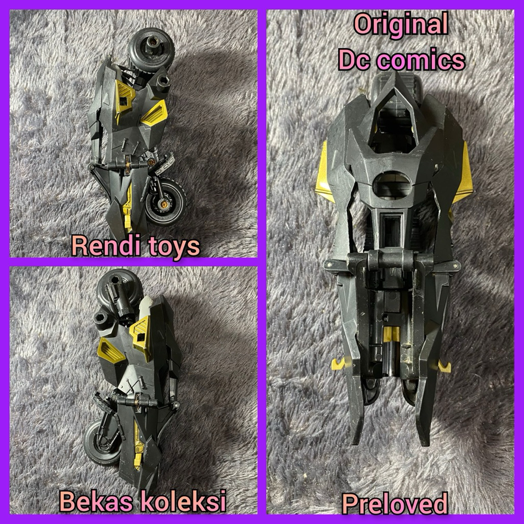 Mattel 2011 DC Batman Dark Knight Rises Attack Armor Bat-Pod Original | Bekas Koleksi | Rendi Toys