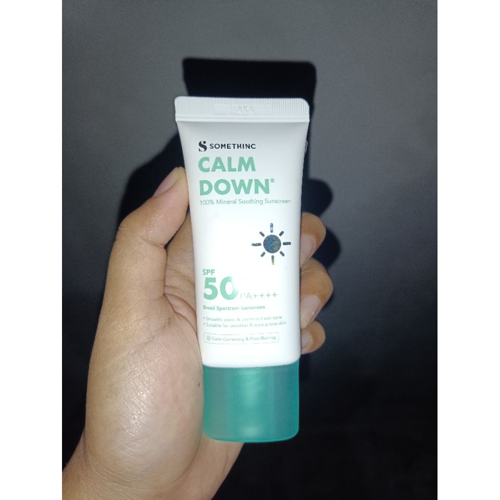 Preloved Sunscreen Somethinc Calm Down Mineral Sunscreen