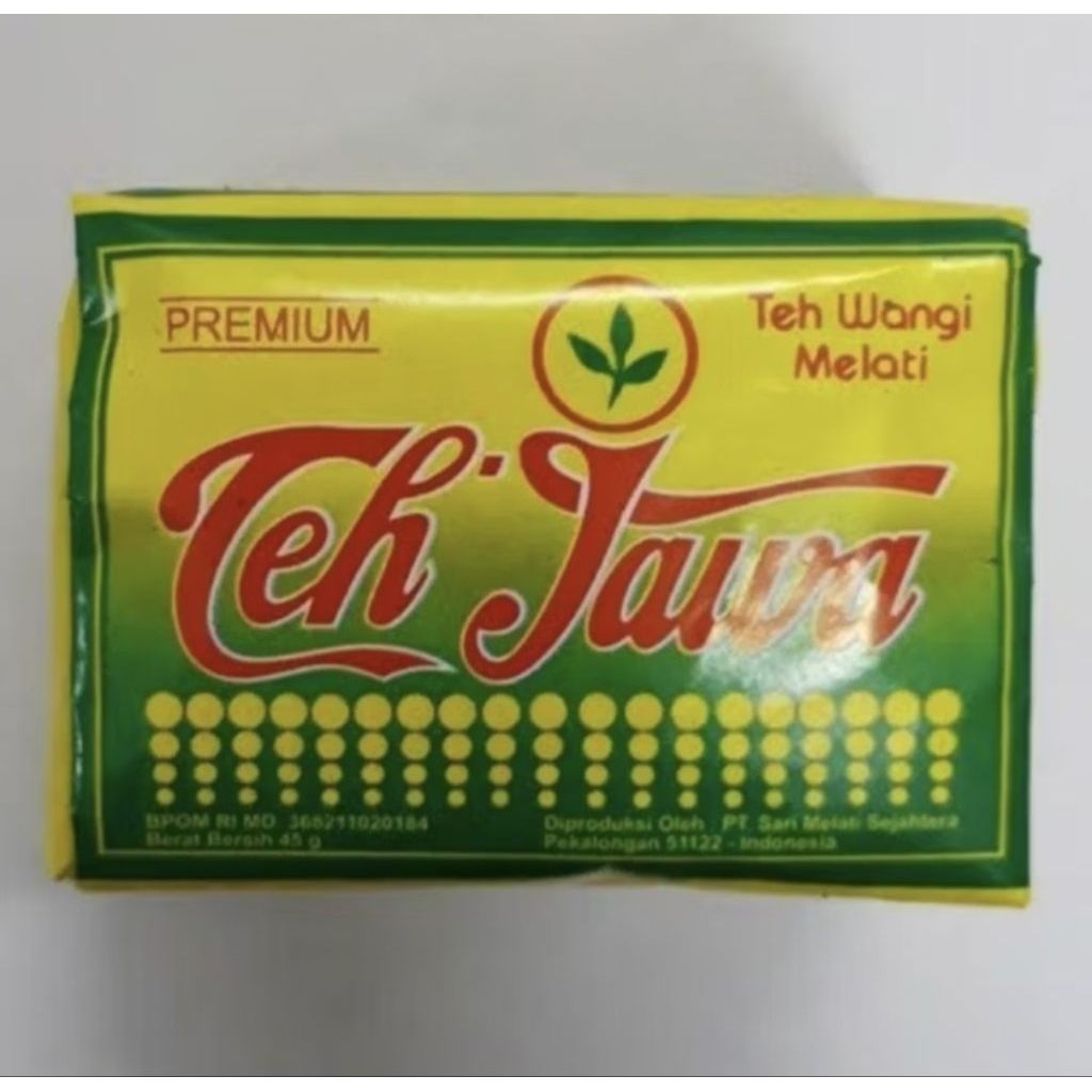 Teh Jawa Prima Kuning 10x45 gram - Aroma Khas Jawa, Rasa Tradisional,