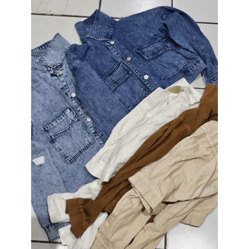 [ DEFECT SALE ] JAKET JEANS WANITA