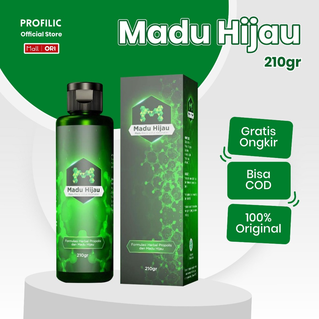 Madu Hijau M Original 210Gram BPOM Herbal