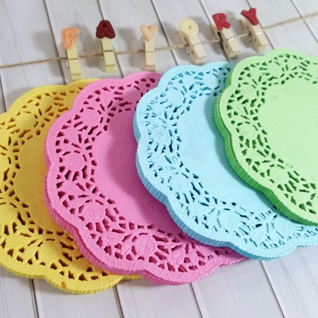 PAPER DOILIES / ALAS KUE / ALAS TOPLES KUE / ALAS TOPLES / HAMPERS LEBARAN