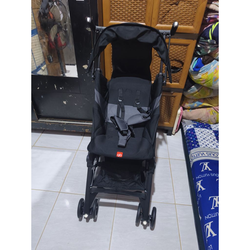 Stroller GB Pockit + Plus All Terrain  preloved sudah laundry