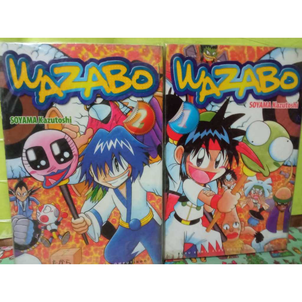 Paket komik WAZABO .vol 1&2.Murah. Original preloved.   Rp 10.000.(2 jilid)