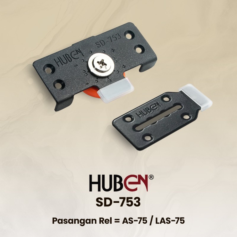 roda pintu sliding huben sd - 753