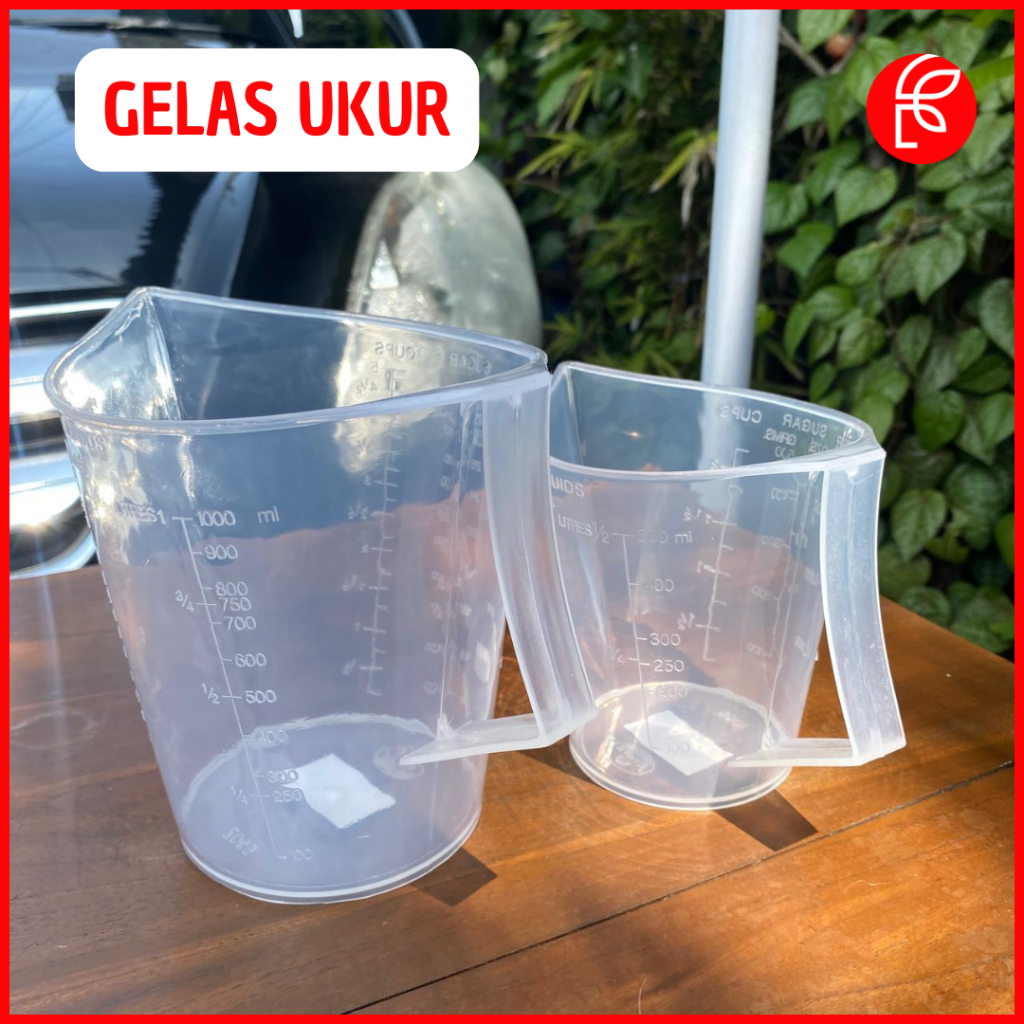 GELAS UKUR TRANSPARAN | GELAS TAKAR SKALA ML GRAM OZ CUP | GELAS TAKAR