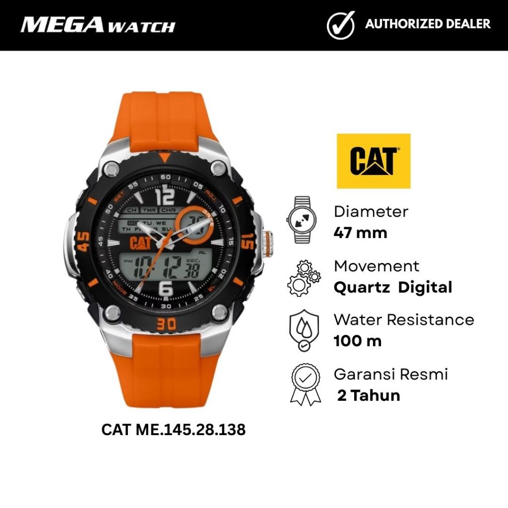 Jam Tangan CATERPILLAR Pria Original CAT ME.145.28.138