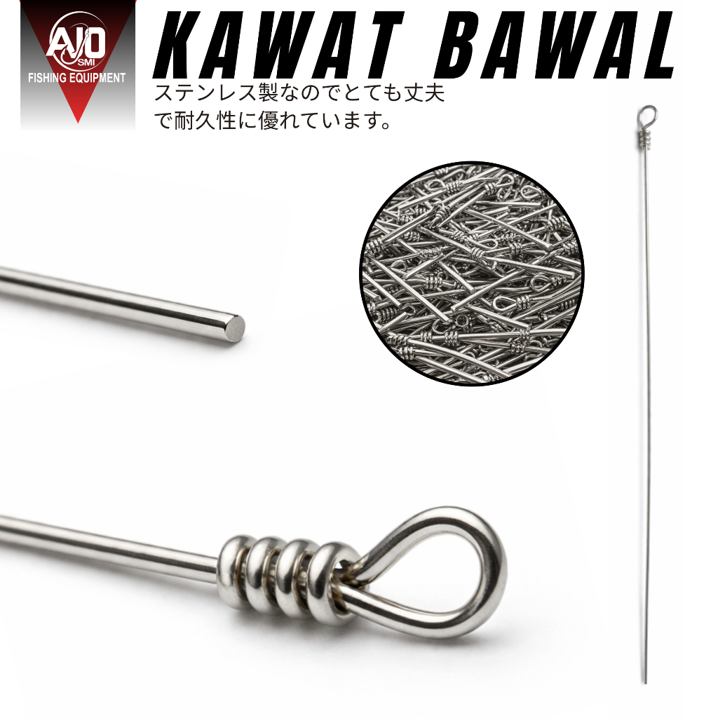 Kawat Neklin Bawal Isi 100Pcs | AJO - Kawat Neklin Bawal Kuat Tahan Korosi