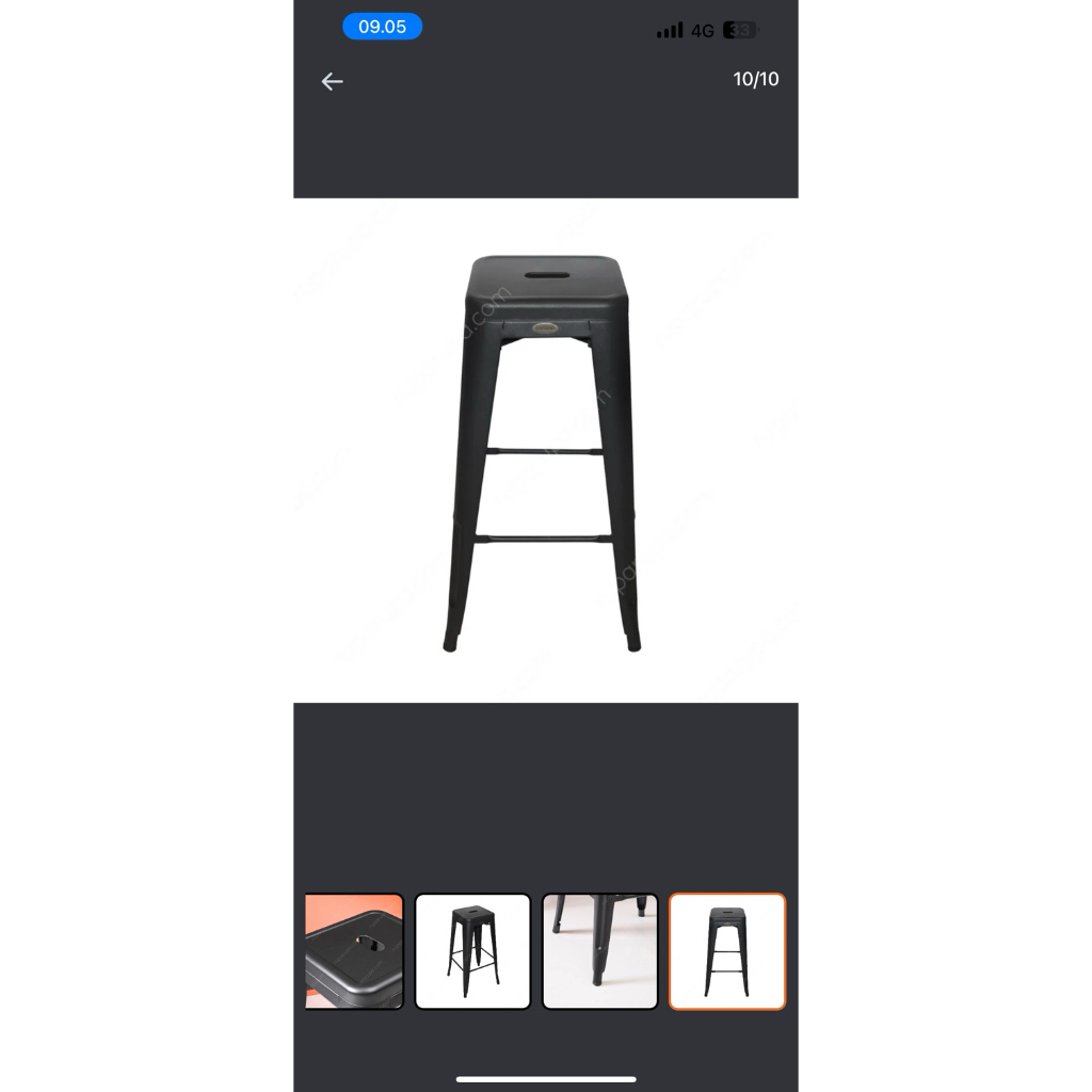 kursi bar informa WARNA HITAM