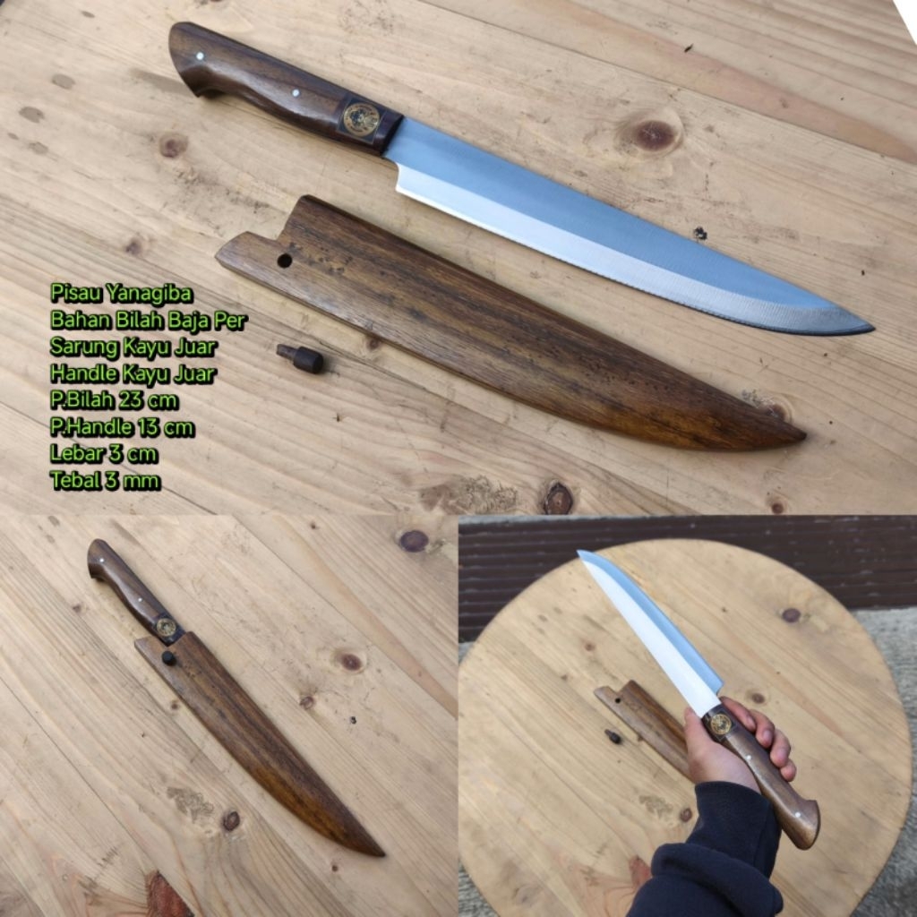 pisau chef jepang yanagiba