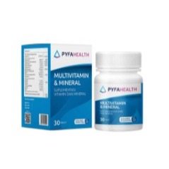 Pyfahealth Multivitamin Mineral box isi 30 Kapsul Zinc,Pyfahealth Vitamin B-Complex + Vitamin C 30 K